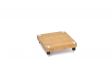 Set de 4 montants noir satin