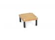 Set de 4 montants noir satin